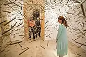 Andi Arnovitz's art work at the 2nd Biennale