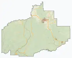 Grande Cache is located in M.D. of Greenview