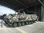 Malaysian Army ACV-300 Adnan mortar carrier version. This DefTech stretched version has six wheels instead of the typical five.