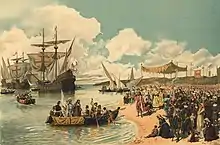 "Departure of Vasco da Gama to India"