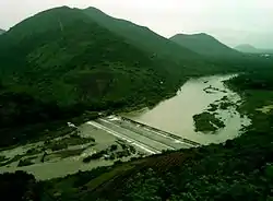 Denkada Barrage at Saripalli in Vizianagaram District