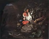 Vanitas, by Abraham Mignon