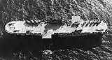 Aerial view of Tripoli underway in 1967