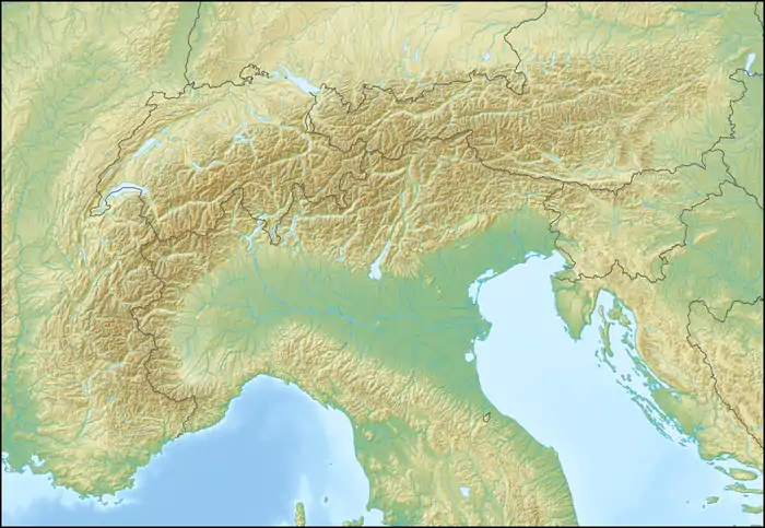 Piz Boè is located in Alps