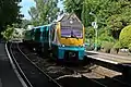 An Arriva Trains Wales Class 175 at platform 2
