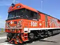 FreightLink indigenous liveried FQ01 in Darwin in January 2004