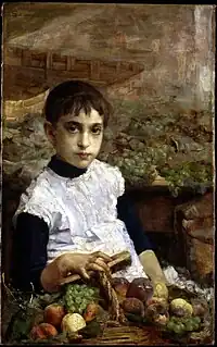 140. Giovanni Sottocornola, Frutera (Venditrice di frutta), 1886