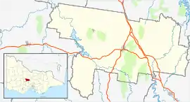 Langley is located in Shire of Mount Alexander