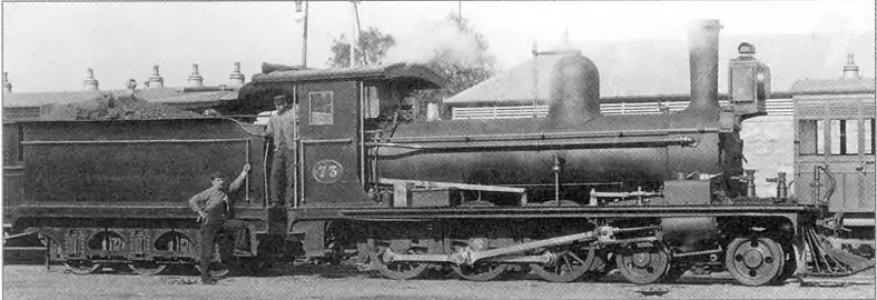 No. 73 with short smokebox and Salter safety valve, c. 1900