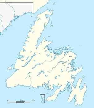 Gander is located in Newfoundland