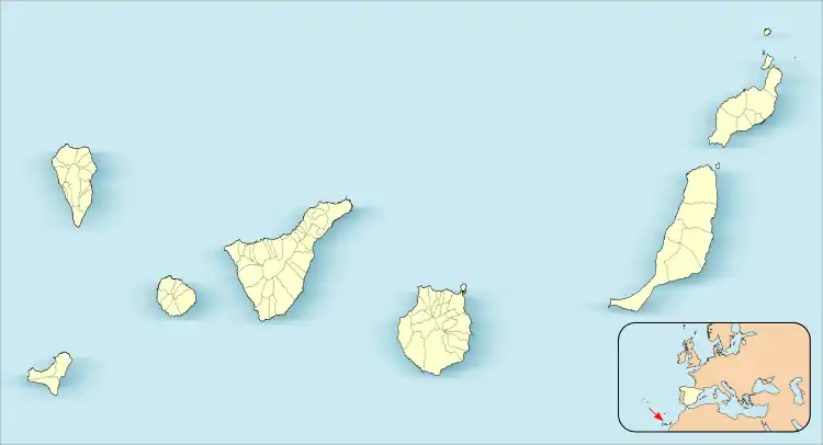List of cathedrals in Spain is located in Canary Islands