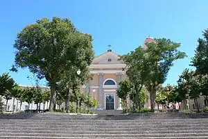 View across the piazza