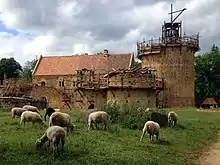 Castle construction at Guédelon