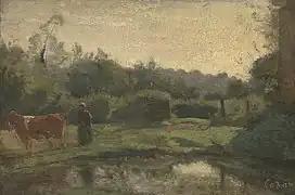 Jean-Baptiste-Camille Corot, Summer Morning, NG3238