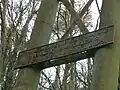 Suspension bridge makers plate
