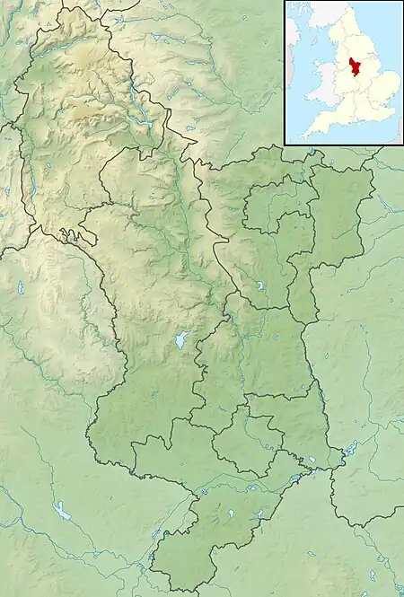 Smisby lock-up is located in Derbyshire