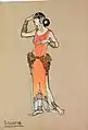 Dorothy C Smyth, Salome, Costume Design for Oscar Wilde's Salome.
