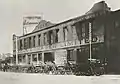 General service wagons built for the Australian Army in 1915 for World War 1, outside the Duncan & Fraser factory at 46 Franklin Street