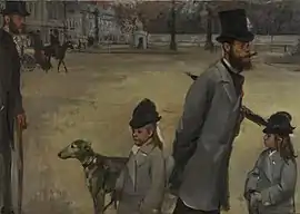Edgar Degas: Place de la Concorde today: Eremitage  Sankt Petersburg