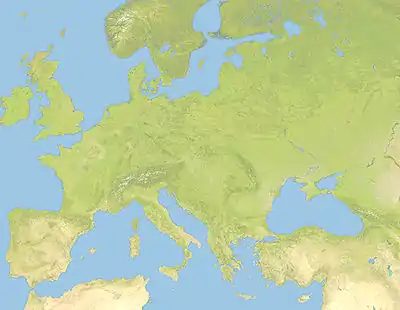 Battle of Rhone Crossing is located in Europe without the extreme north