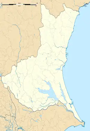 2020 Summer Paralympics torch relay is located in Ibaraki Prefecture