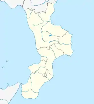 Spilinga is located in Calabria
