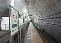 Underground platform, July 2021