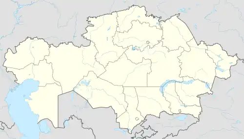 Moiynkum is located in Kazakhstan
