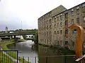 Towpath of the Leeds and Liverpool Canal in the Weavers' Triangle