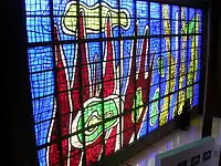 Stained-glass window by Fernand Léger, 1954