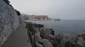 Littoral path between Cap d'Ail and Monaco
