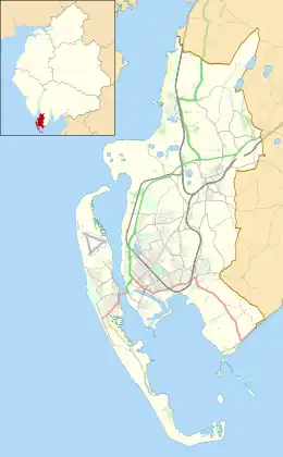 Vickerstown is located in the former Borough of Barrow-in-Furness