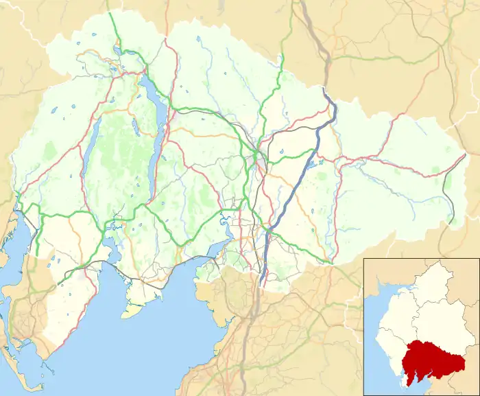 Milnthorpe is located in the former South Lakeland district