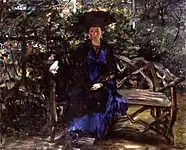 Portrait of Mrs. Kaumann (1911), oil on canvas, 99 x 120 cm.,  Kunsthalle Kiel