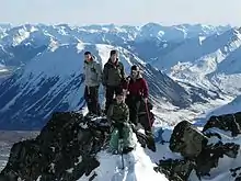 New Zealand skifields from Mount Olympus Ski Area.