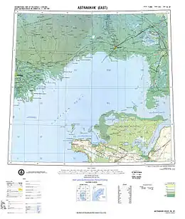 map of the Caspian Sea