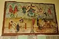 One of the many frescos that adorn the interior of St. Thomas Church