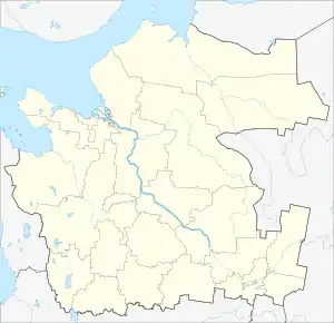 Pinega is located in Arkhangelsk Oblast