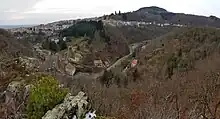 Panoramic photo of the gorges of the Durolle between the Vallée des Usines and the Vallée des Rouets