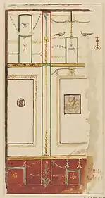 Frescoed wall