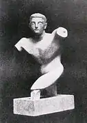1910, Torse de jeune homme (Torso of a young man), terracotta, Armory Show postcard, published 1913Solomon R. Guggenheim MuseumNew York City