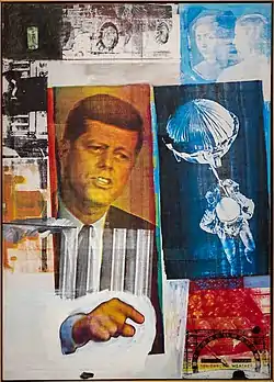 Robert Rauschenberg, Retroactive II, 1963, silkscreen painting