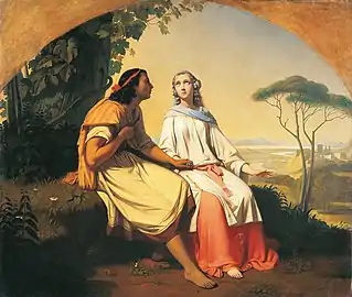 L'Ame exilée, 1838, oil on canvas, in the Musée des Augustins
