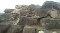 Ruins of the temple of Anahit in Armavir