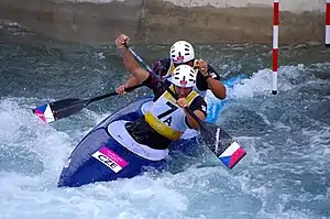Jaroslav Volf and Ondřej Štěpánek in the C-2 semifinal
