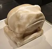Image 22Early Dynastic (c. 3000 BC) frog statuette) (from Frogs in culture)