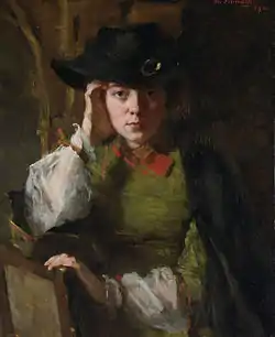 Thérèse Schwartze (1902): Portrait from Lizzy Ansingh.