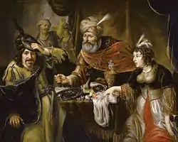 The Feast of Esther by Johannes Spilberg the Younger