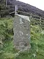 The Yorkshire side of the marker
