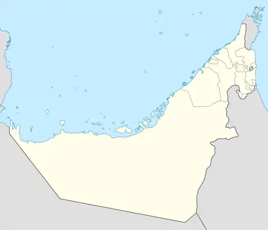 2019 European Tour is located in United Arab Emirates